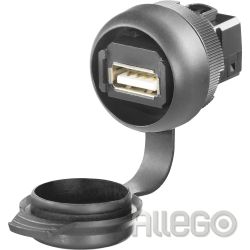 Weidmüller USB-Kupplung schwarz IE-FCM-USB-A
