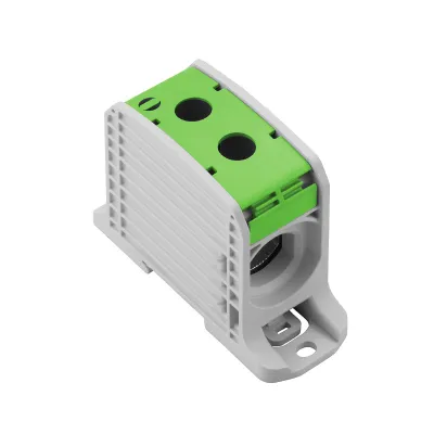 Weidmüller Potentialverteilerklemme WPD 132 1X185/1X185 GN 2502770000 | 353A | 1000V | Hutschiene TH35 | 1 Etage | Grün