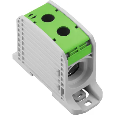 Weidmüller Potentialverteilerklemme WPD 132 1X185/1X185 GN 2502770000 | 353A | 1000V | Hutschiene TH35 | 1 Etage | Grün