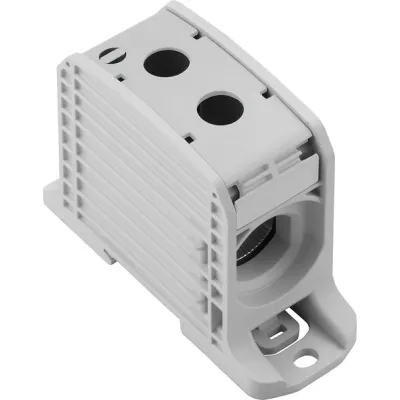 Weidmüller Reihenklemme WPD 132 1X185/1X185 | Potentialverteilerklemme 353A 1000V | 1-polig | Hutschiene TH35 | grau