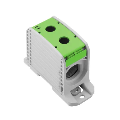 Weidmüller Potentialverteilerklemme WPD 133 1X300/1X300 GN | 520A 1000V | Hutschiene TH35 | grün