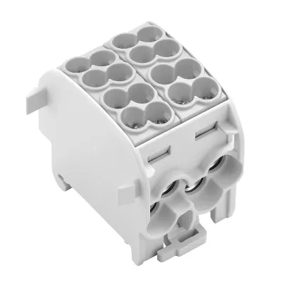 Weidmüller Reihenklemme WPD 201 4X25/4X16 GY | Durchgangsklemme | 152A | 1000V | Schraubanschluss | TH35 | grau