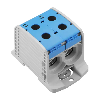 Weidmüller WPD 232 BL | Potentialverteilerklemme | 4 Klemmstellen | 353A | 1000V | TH35