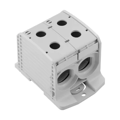 Weidmüller WPD 233 Potentialverteilerklemme | 2X300mm² | 520A | 1000V | 4 Anschlüsse | Schraubanschluss | grau