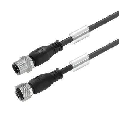 Weidmüller Sensor-Aktor-Kabel SAIL-M12GM12G-4-5.0U | M12 Stecker/Buchse | 4-polig | 5m | PUR | IP65 | schwarz