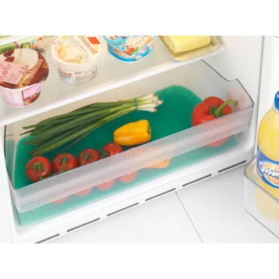 WENKO Kühlschrank Frischhaltematte 47x30 cm | Anti-Schimmelmatte | Polyurethan | grün | luftdurchlässig | reißfest