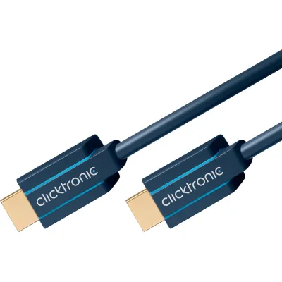 Wentronic HDMI Kabel HighSpeed | 3m | Stecker-Stecker | Ethernet | doppelt geschirmt | vergoldete Kontakte