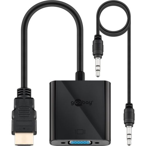 Bild: Wentronic HDMI-/VGA-Adapter St(TypA)/VGA-Bu 68793