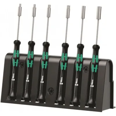 Wera 2069/6 Elektroniker Schraubendrehersatz + Rack