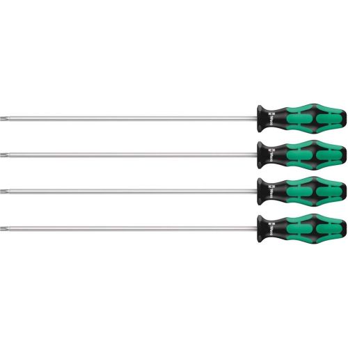 Bild: Wera 367/4TORX HF Schraubendr.- set,KraftformPlus, Haltef.,300mm