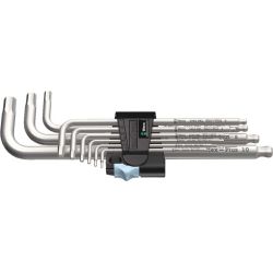 Wera 3950/9 Hex-Plus Stainless 1 Winkelschl.satz, metr., Edelst.