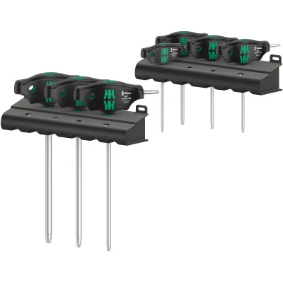 Wera Quergriff-Schraubendreher-Set 467/7 HF 05023452001 | TORX mit Haltefunktion | 7-teilig | ergonomisch | mehrfarbig