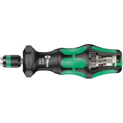 Wera Bit-Schraubendreher 826 T Kraftform Turbo 05057480001 | Rapidaptor | 1/4 Zoll | 146 mm | mechanische Turbo-Funktion