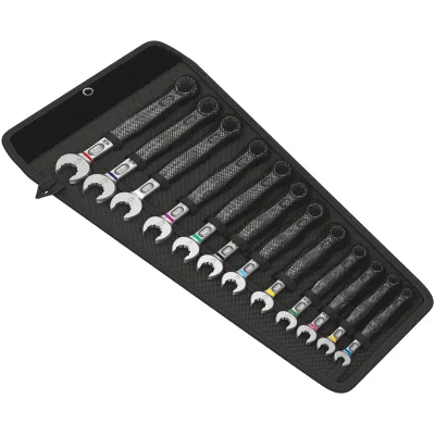 Wera Maulschlüssel Set 12-teilig 6003 Joker 05004181001 | Fahrrad Werkzeugtasche | extra schlank | Metall