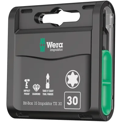Wera Bit-Box 15 Impaktor TX