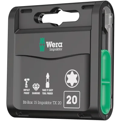 Wera Bit-Box 15 Impaktor TX
