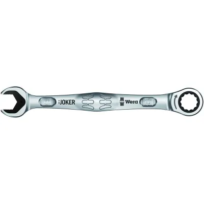 Wera Maul-Ringratschen-Schlüssel 6000 Joker 17 mm 05073277001 | metrisch | Haltefunktion | 80 Zähne | Edelstahl