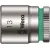 Bild: Wera Steckschlüsseleinsatz 8790 HMA 05003512001 | 1/4 Zoll Antrieb | SW 13 mm | 13 x 23 mm | mattverchromt | Zyklop