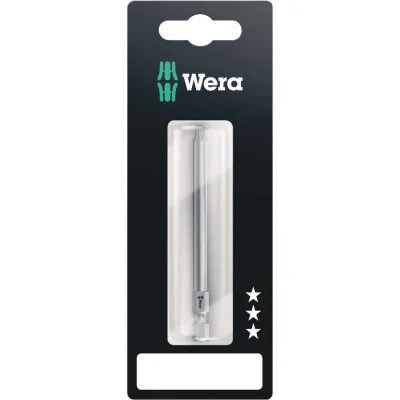Wera TORX Bit 867/4 ZSB 05073529001 | TX25 | 25 x 89 mm | 1/4" Sechskant | zähhart | Innensechsrund Schrauben