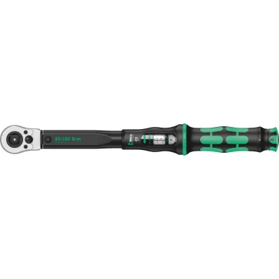 Wera Drehmomentschlüssel Click-Torque C 2 Push 05075625001 | 1/2" 20-100 Nm | einstellbar | ±3% | Schwarz