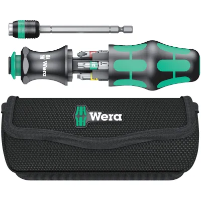 Wera Kraftform Kompakt 20 Schraubendreher-Set 7-tlg. | Bitmagazin | Rapidaptor | Tasche | PH/PZ/TX/Schlitz