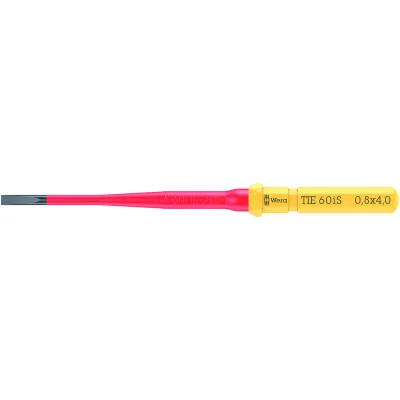 Wera Schlitz-Schraubendreher 05006507001 | VDE 60 iS | 0,8x4,0x157 mm | 1000V isoliert | Präzisionsausführung