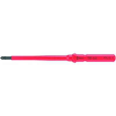 Wera Kreuzschlitz-Schraubendreher PH1 | VDE 1000V isoliert | 157mm | Kraftform Kompakt | 2-Komponenten-Griff