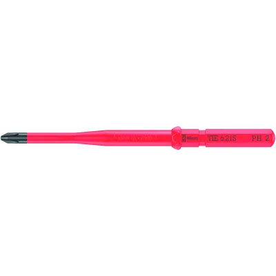 Wera Kreuzschlitz-Schraubendreher PH2 | 05006513001 | 1000V VDE isoliert | 157 mm Klinge | Kraftform Griff