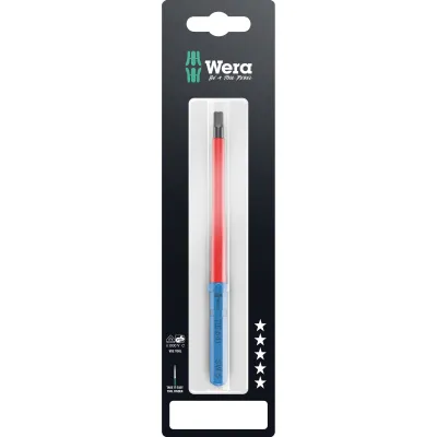 Wera Sechskantschraubendreher Kraftform Kompakt VDE 64 i | 5 x 157 mm | VDE 1000V isoliert | Chrom-Vanadium-Stahl