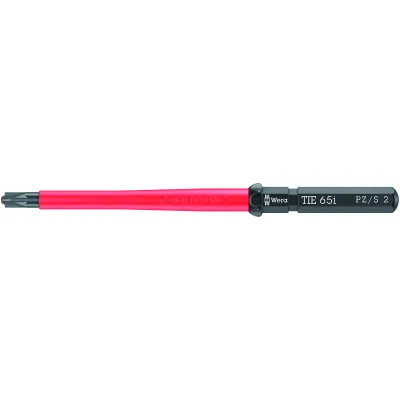 Wera Kreuzschlitz-Schraubendreher Kraftform Kompakt VDE 65 i PZ/S #2 | isoliert 1000V | VDE geprüft | 157 mm | Größe 2