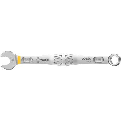Wera Ringmaulschlüssel 6003 Joker 7x110mm 05020199001 | Schlüsselweite 7 mm | schlanke Bauform | Chrom-Vanadium