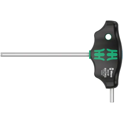 Wera Quergriff-Sechskantschraubendreher 454 HF 05023338001 | 4 mm | 100 mm Klinge | Haltefunktion | ergonomisch