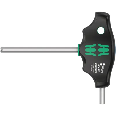 Wera Quergriff-Sechskant Schraubendreher 454 HF 05023346001 | 6 mm Schlüsselweite | Klingenlänge 100 mm | ergonomisch