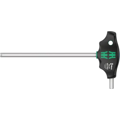 Wera Quergriff-Sechskantschraubendreher 454 HF | 8 mm | 200 mm Klinge | Haltefunktion | ergonomischer Griff
