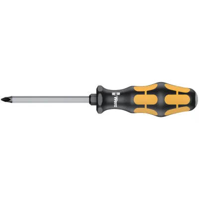 Wera Schraubmeißel 917 SPH PH2 x 100 mm | Kreuzschlitz-Schraubendreher | Schlagkappe | Sechskantklinge | Edelstahl