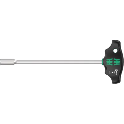 Wera Steckschlüssel-Schraubendreher 05023386001 | T-Griff | 9 mm | 230 mm Klinge | Quergriff | Abrollschutz
