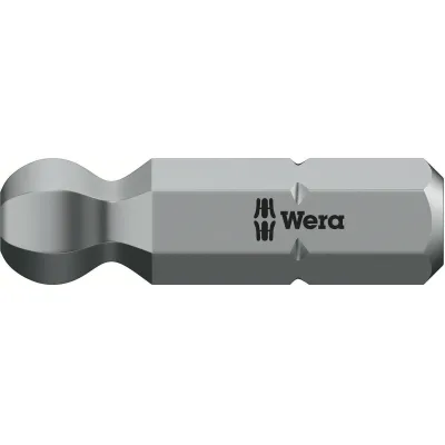 Wera Bit 842/1 Z 05056356001 | 5 mm Kugelkopf | 1/4 Zoll Antrieb | 25 mm Länge | für Innensechskantschrauben