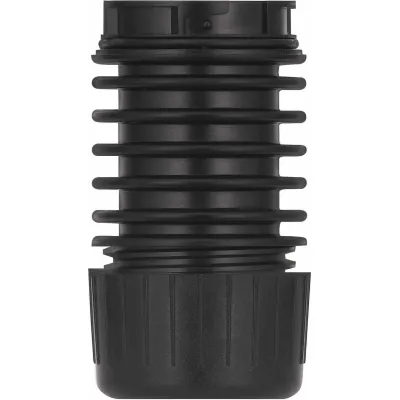 WERMA Adapter für Rohrmontage 63083000 | Signalsäulenelement | Anschlussmodul | schwarz