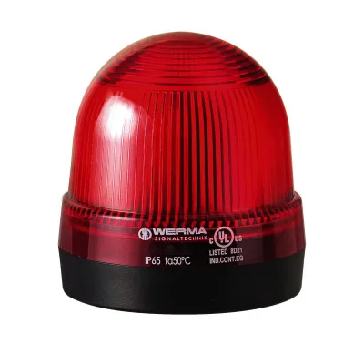 WERMA Dauerleuchte BM 22010000 | 12-230V AC/DC | IP65 | Aufbau | 1W | rot
