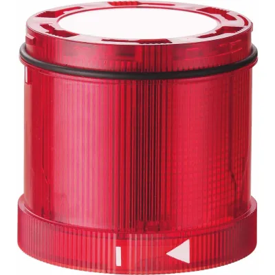 WERMA Signalsäulenelement TwinFLASH Classic 647.120.55 | LED Blitzlicht | 24V DC | 70 mm | IP65 | rot