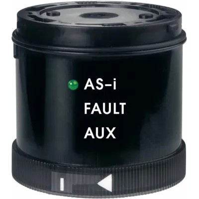 WERMA AS-Interface Modul 84083055 | SPS-Kommunikations-Modul | 4 steuerbare Signalelemente | Status-LED | 70x66x70 mm