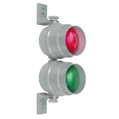 Werma Signalampel 89003000 | 2-fach Ampel 230V AC/DC | IP65 | Kunststoff | E27 | rot/grün | 150 mm