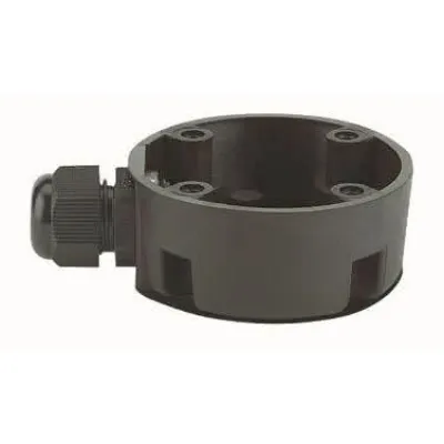 WERMA Anschlussdose 975-840-01 | seitliche Kabeleinführung | Schraubanschluss | Bodenmontage | schwarz