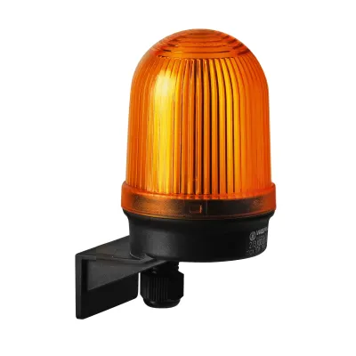WERMA Dauerleuchte 21330000 | 12-240V AC/DC | IP65 | BA15d | Aufbau | Glühlampe | gelb