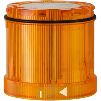 WERMA Dauerlichtelement 641.300.00 | Signallicht Dauerlicht | B15d Fassung | 12–240V AC/DC | IP65 | Kunststoff | gelb