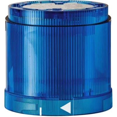 WERMA Dauerlichtelement 840.500.00 | Signalmodul KombiSIGN 70 | 12–240V AC/DC | B15d Fassung | IP54 | Blau | Ø70mm