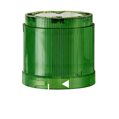 WERMA Dauerlichtelement 84020000 | Signalmodul Dauerlicht | 12–240V AC/DC | Ø70 mm | IP54 | B15d Fassung | Grün