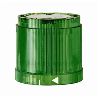WERMA LED-Blitzlichtelement 843.260.55 | Signal-Turmleuchte | 24V DC | Ø 70mm | IP54 | grün