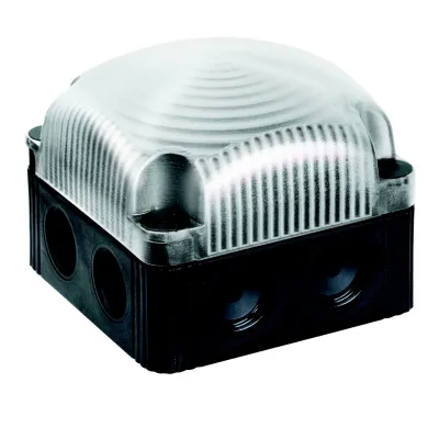 WERMA LED-Dauerleuchte BWM 85340054 | 12V DC | 1W | IP67 | Aufbau | farblos | Optical Serie