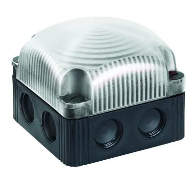 WERMA LED-Dauerleuchte BWM 85340054 | 12V DC | 1W | IP67 | Aufbau | farblos | Optical Serie